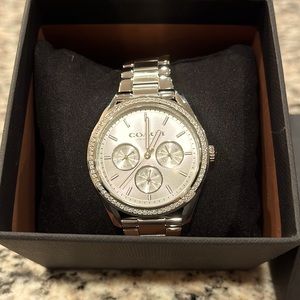 Coach women’s stainless steel watch